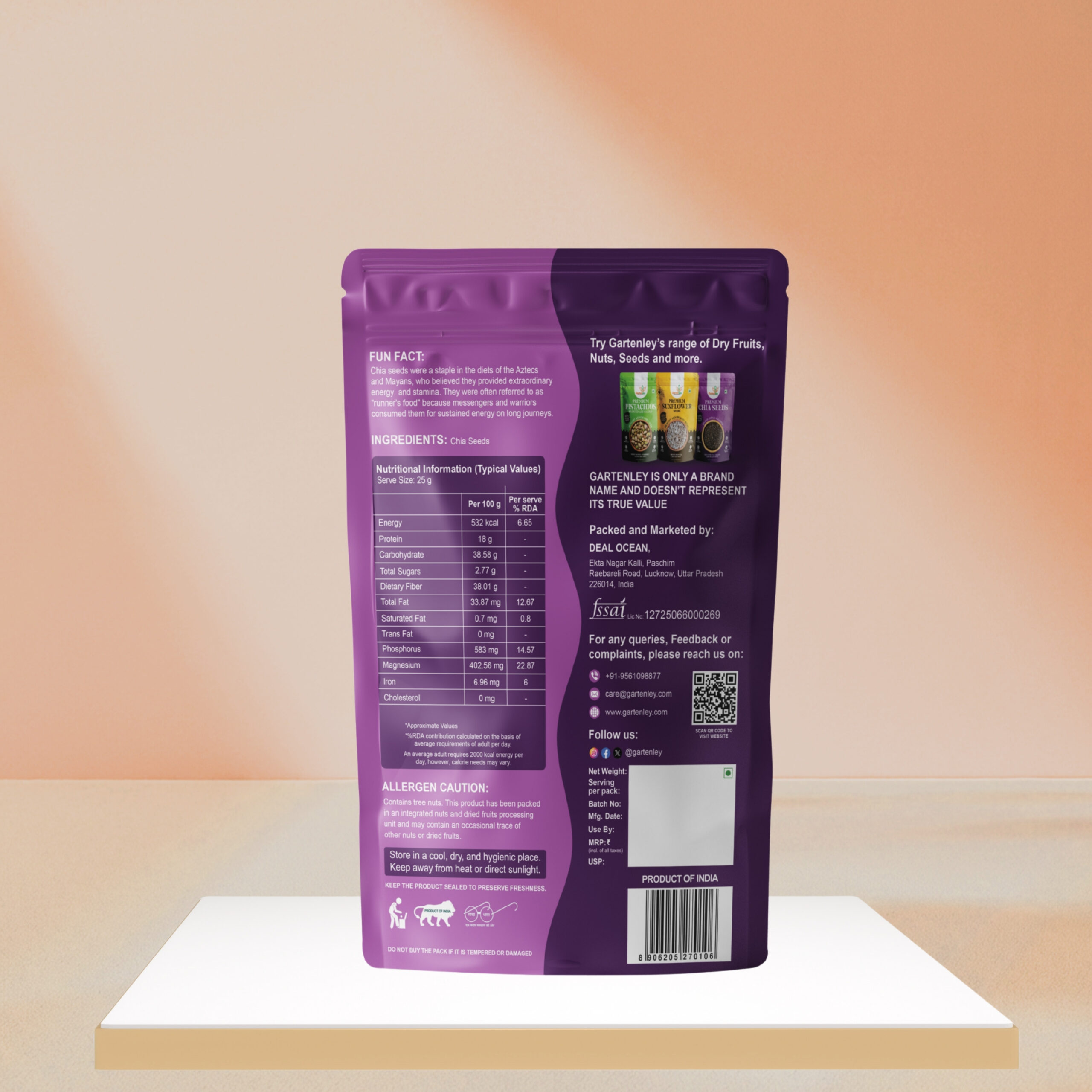 PREMIUM CHIA SEEDS - 400g - Image 2