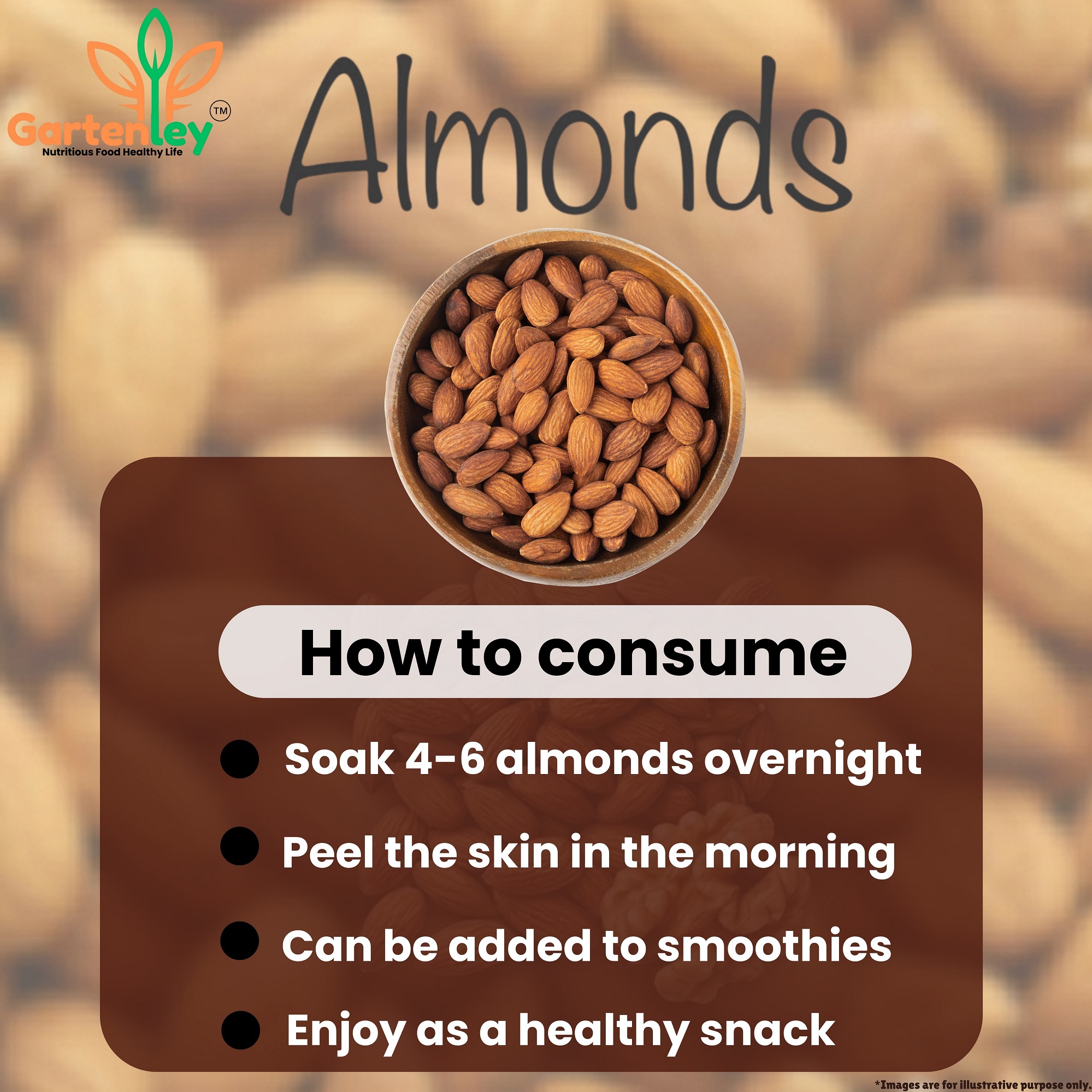 PREMIUM CALIFORNIA ALMOND KERNELS - 200g - Image 6