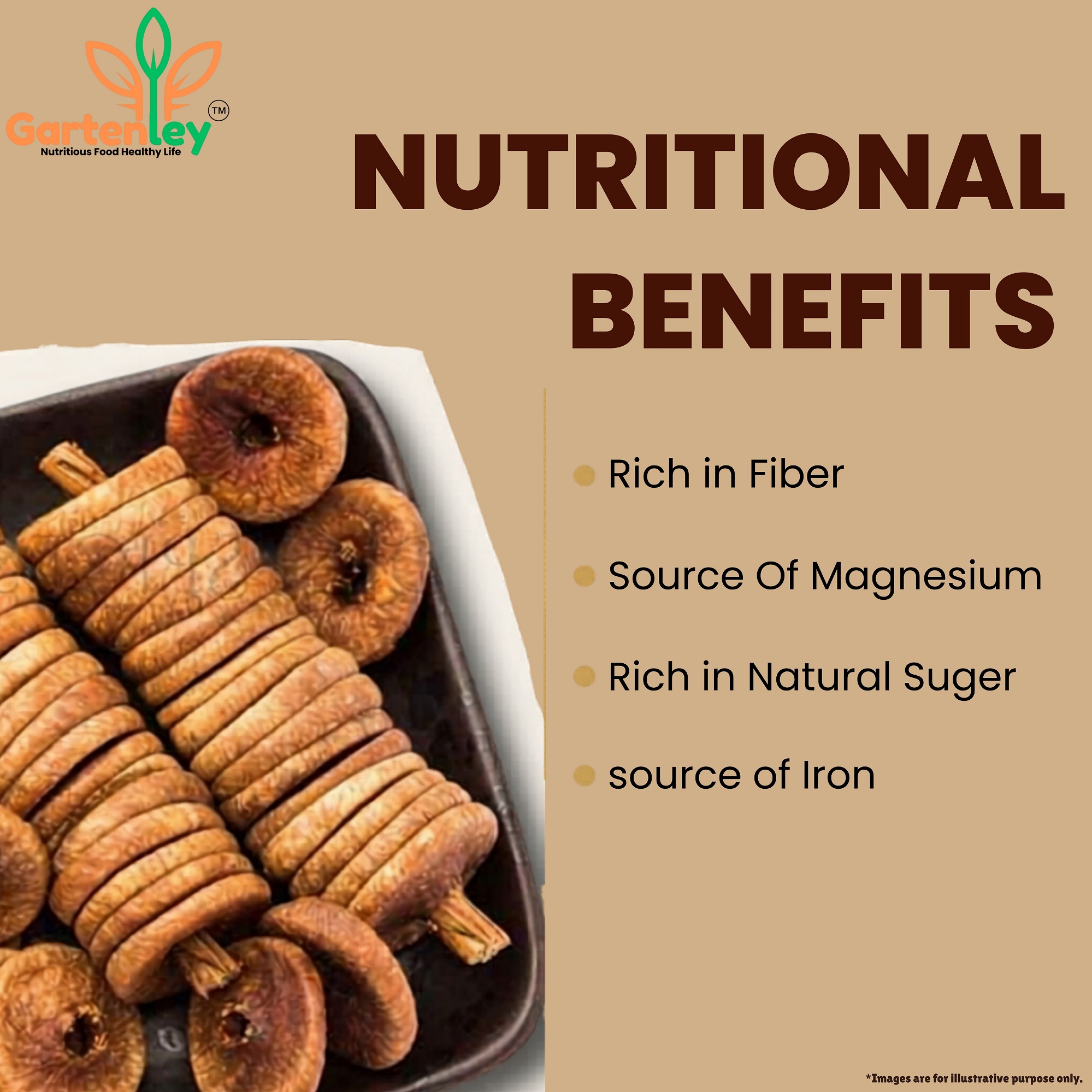 PREMIUM DRIED FIGS (ANJEER) - 200g - Image 3