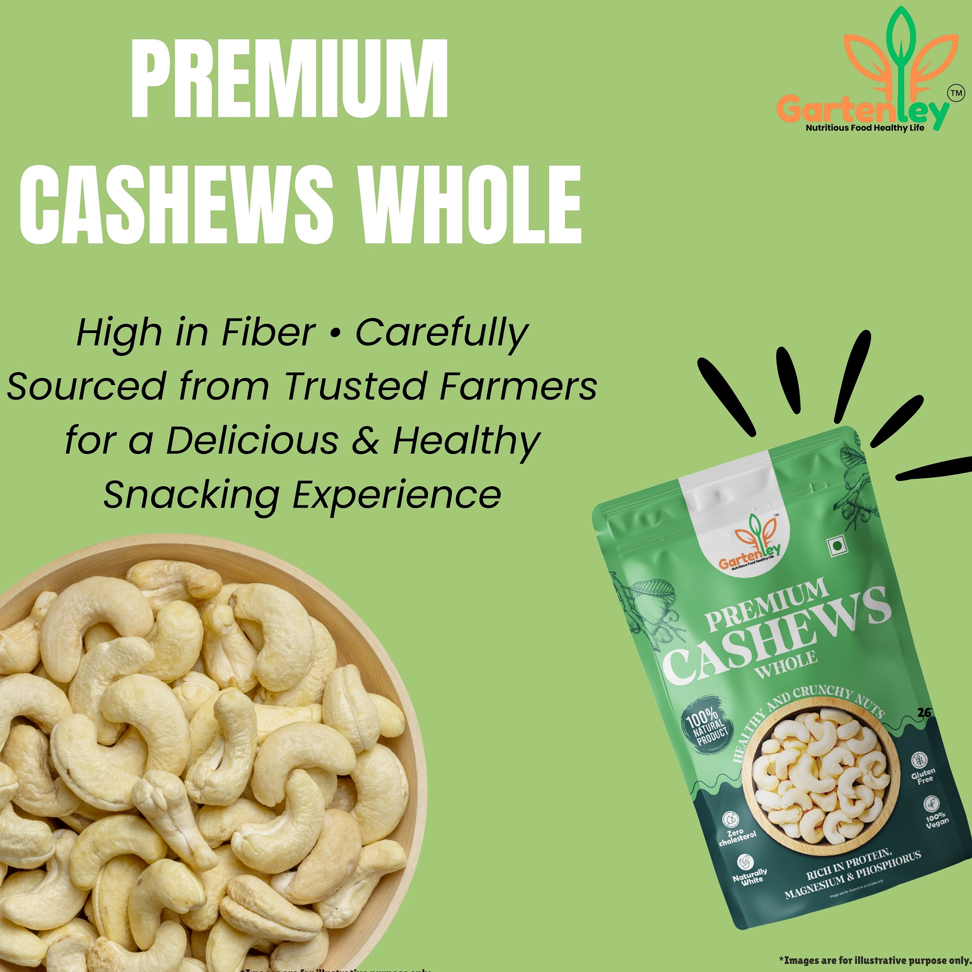 PREMIUM CASHEW KERNELS - 200g - Image 6