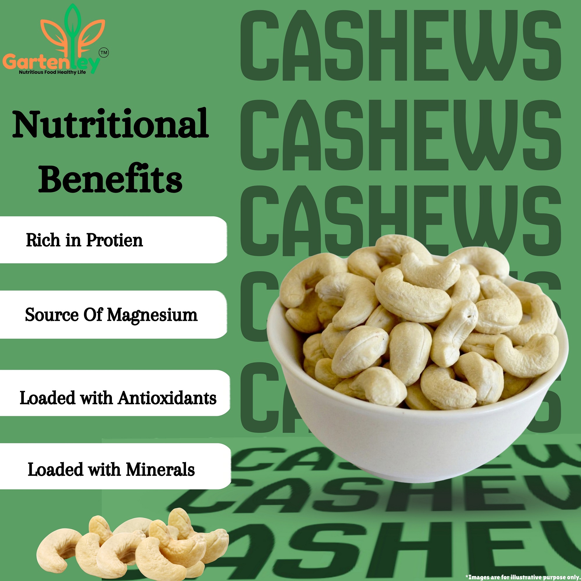 PREMIUM CASHEW KERNELS - 200g - Image 3