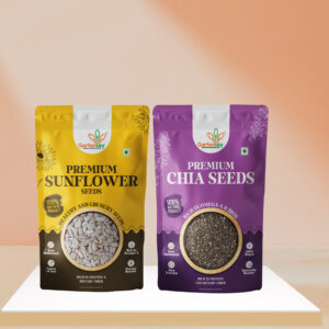 PREMIUM SUNFLOWER & CHIA SEEDS COMBO PACK- 400g
