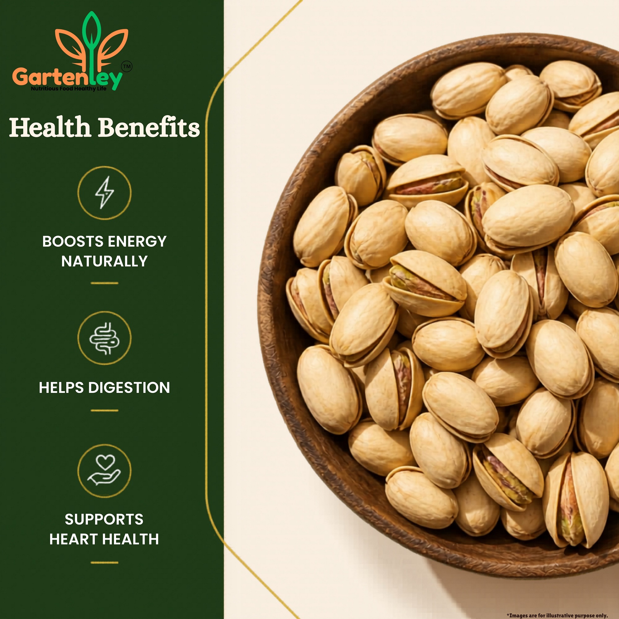 PREMIUM PISTACHIOS ROASTED & SALTED - 200g - Image 4