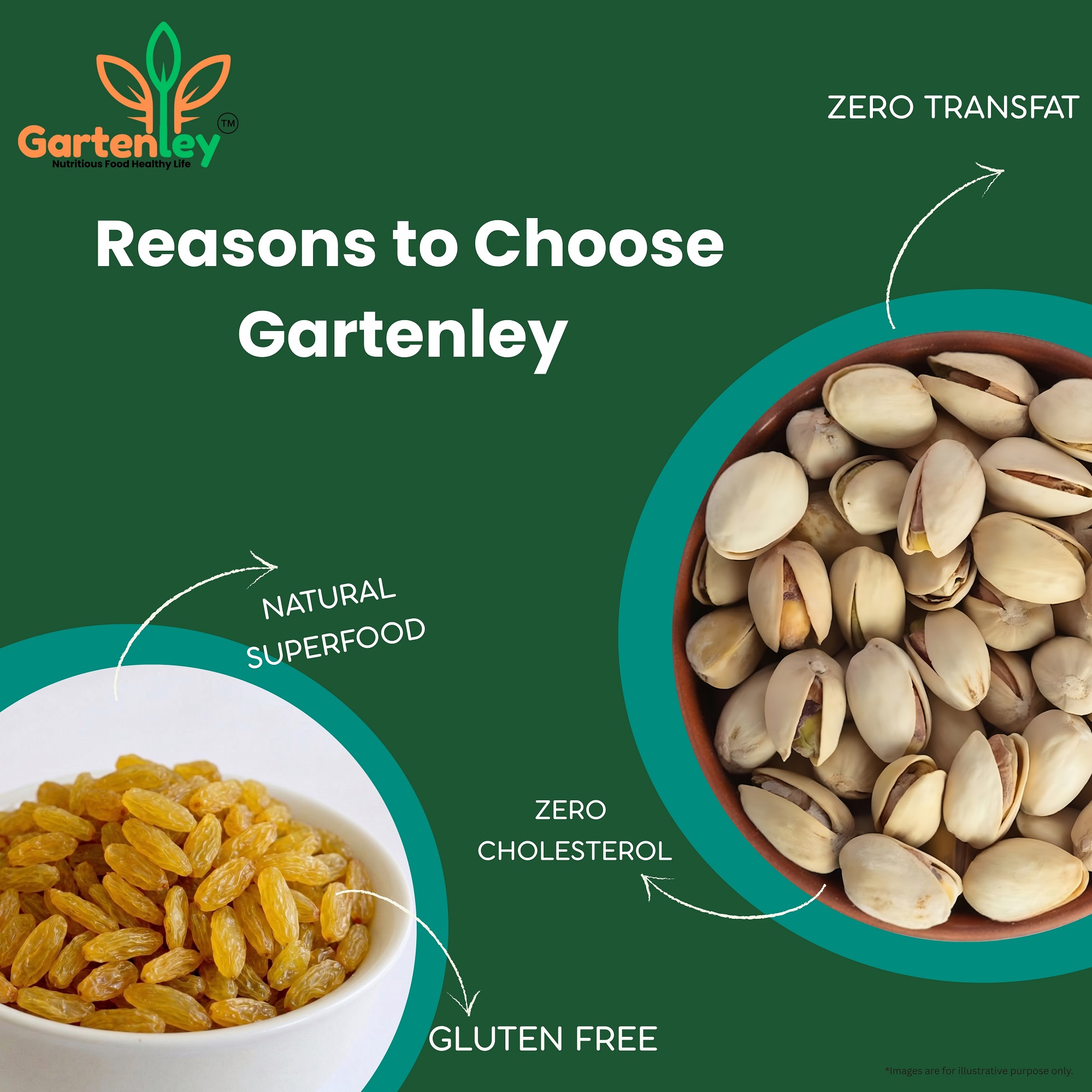 PREMIUM ROASTED SALTED PISTACHIOS & RAISINS (KISHMISH) COMBO PACK- 400g - Image 6