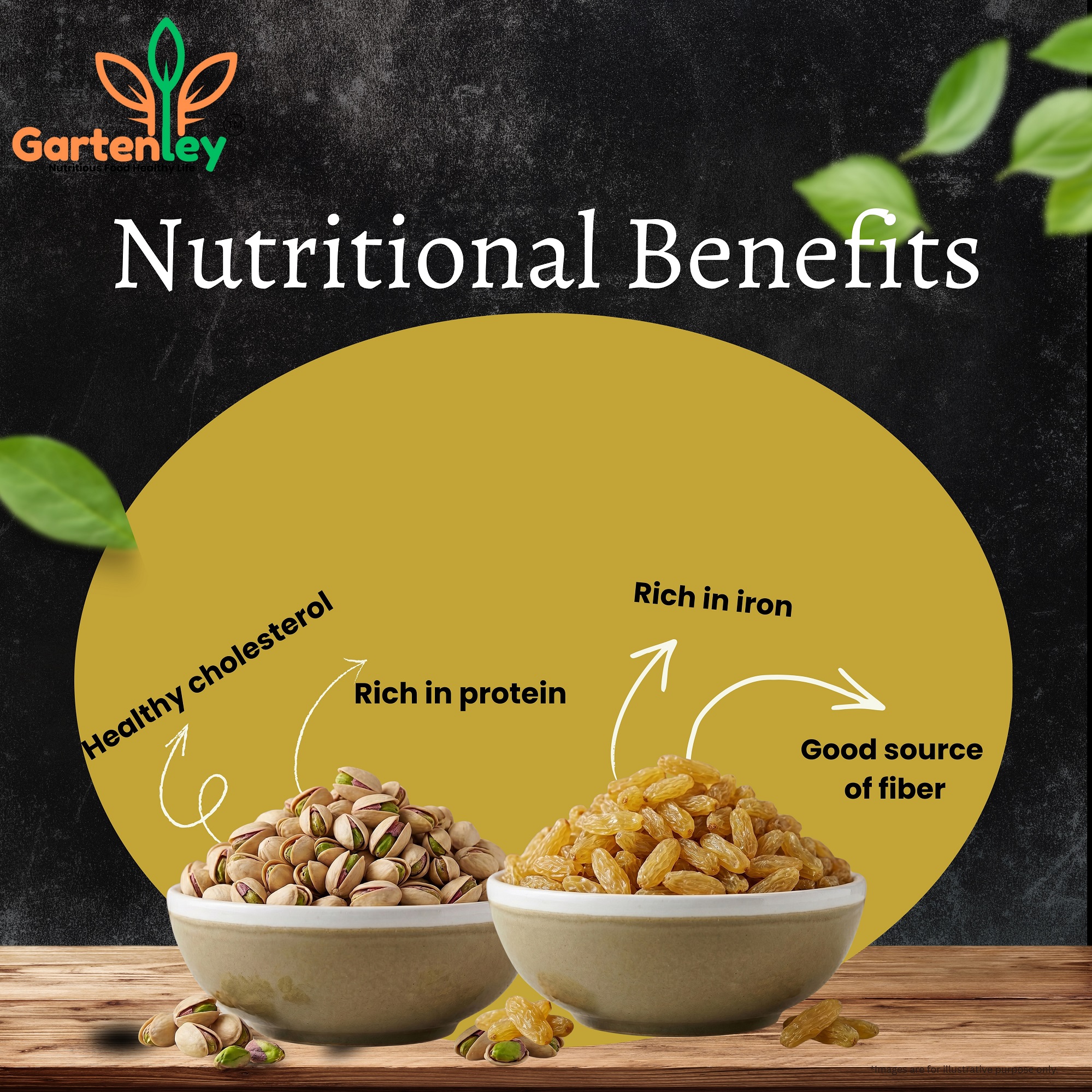 PREMIUM ROASTED SALTED PISTACHIOS & RAISINS (KISHMISH) COMBO PACK- 400g - Image 3